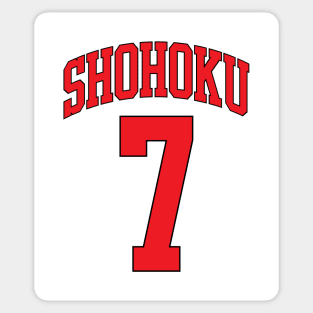 Shohoku Jersey #7 Sticker